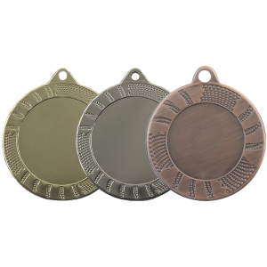 00/50 Goud/Zilver/Brons 70mm