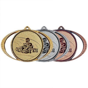 75/50 Goud/Zilver/Brons 50mm 
